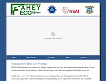 Tablet Screenshot of faheyeco.com